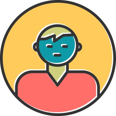 male User, simple icon for web page 
