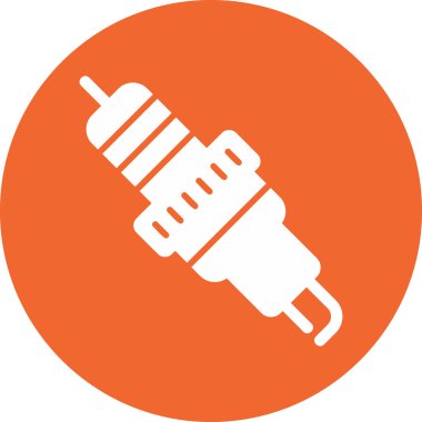 Buji modern simgesi, vektör illüstrasyonu 