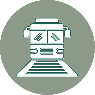 Train modern vector icon illustration
