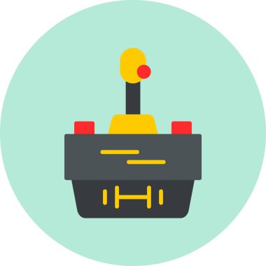 Oyun kumandası simgesi. vektör illüstrasyonu