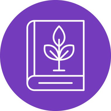 Kitap simgesi, modern tasarım illüstrasyonu