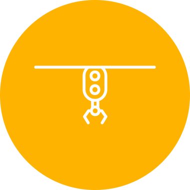 Robotic Arm modern vector icon illustration