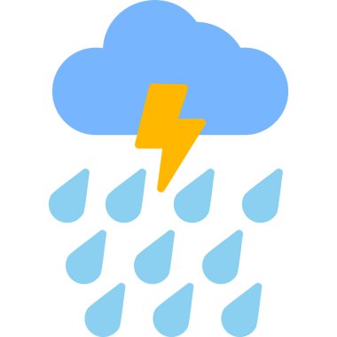Rain modern vector icon illustration