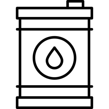 Petrol varil simge vektör çizim