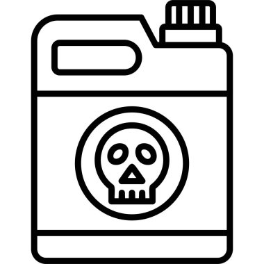 toksik ikon vektör illüstrasyonu