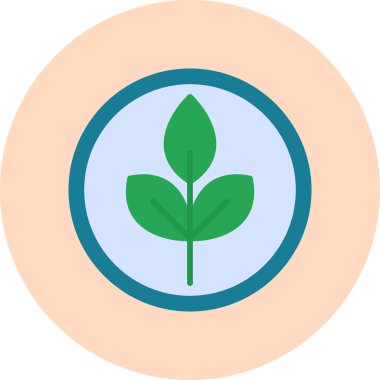 ekoloji ikonu vektör illüstrasyonu