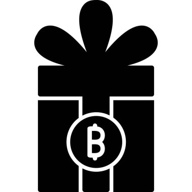 Hediye. Web simgesi basit illüstrasyon