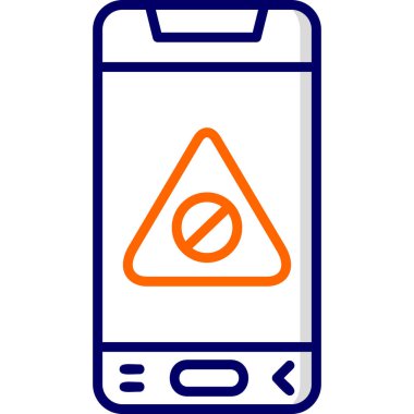 Telefon simgesinin vektör illüstrasyonu