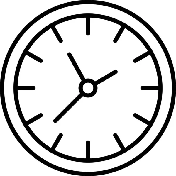 Ikona Zegara Modnym Stylu — Wektor stockowy