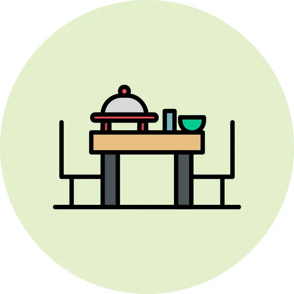 Fiesta Icono Moderno Ilustración Vectorial — Vector de stock