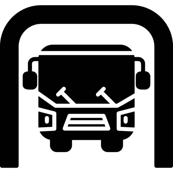 Bus Underground Icono Moderno Vector Ilustración — Vector de stock