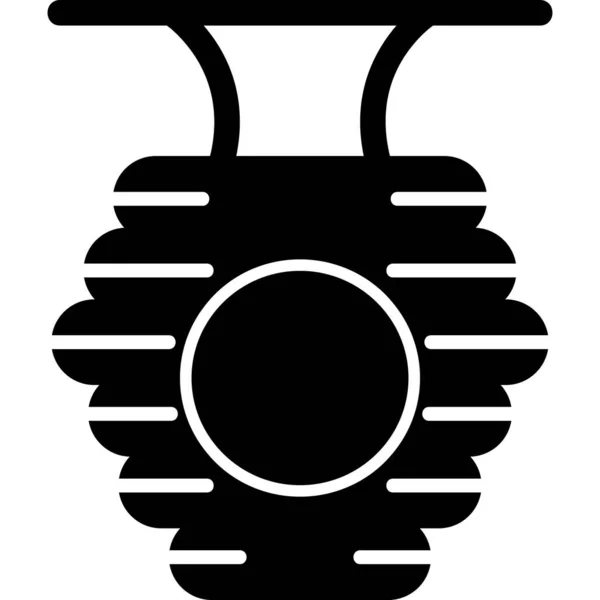 Vector Illustration Beehive Icon — Stock Vector