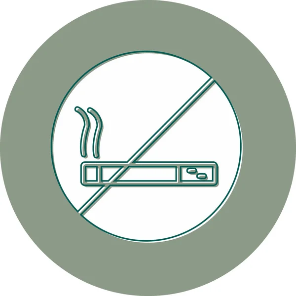 Smoking Modern Vector Icon Illustration — Stock vektor