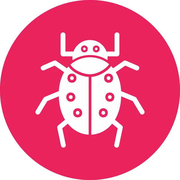 Bug Modern Icon Vector Illustration — 스톡 벡터