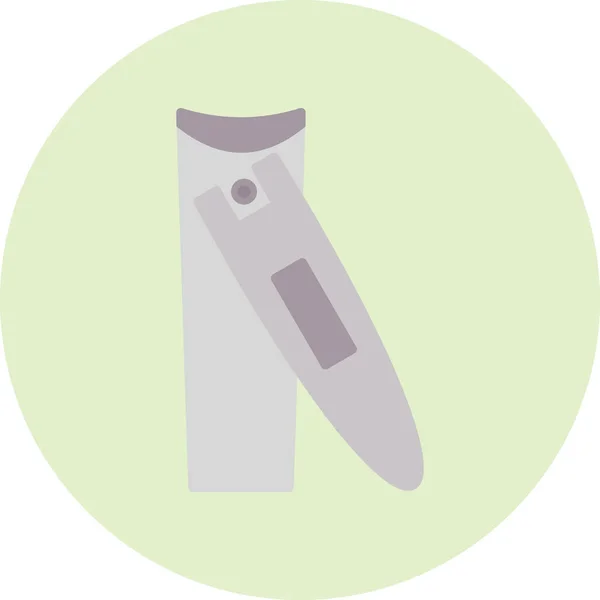 Icono Ilustración Nail Clipper Para Uso Personal Comercial — Vector de stock