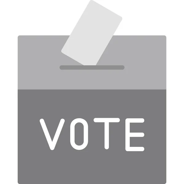 投票箱現代のアイコンベクトルイラスト — ストックベクタ