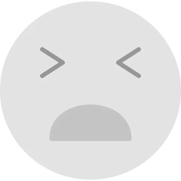 Emoji Gesicht Schmerz Schmerz Illustration — Stockvektor