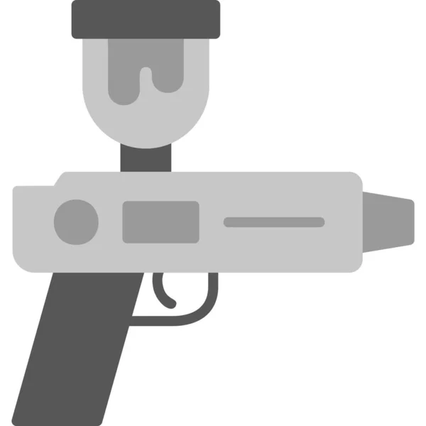 Vektor Illustration Web Ikone Der Spritzpistole — Stockvektor