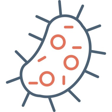 Virüs. Web simgesi basit tasarım