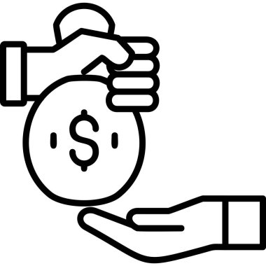 Krean modern simge, vektör illüstrasyonu