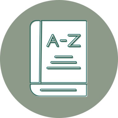 kitap simgesi vektör illüstrasyonu