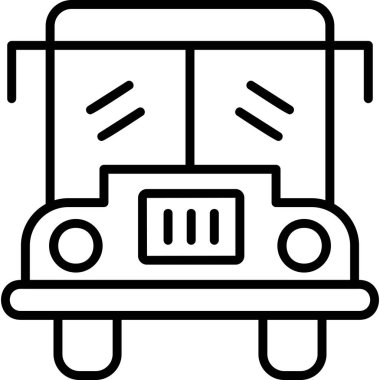 Teslimat. Web simgesi basit illüstrasyon