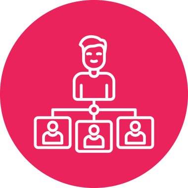 Ağ modern simgesi, vektör illüstrasyonu 