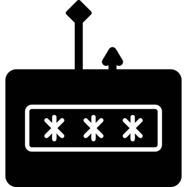 Phishing modern simgesi, vektör illüstrasyonu 