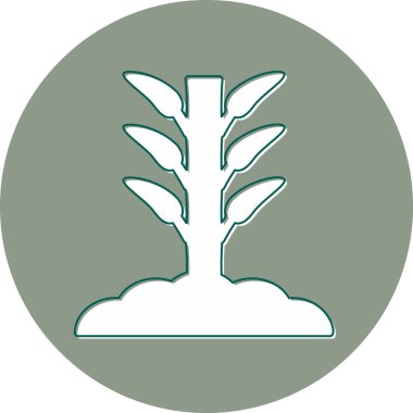 Bambu ağ simgesi basit bir illüstrasyon