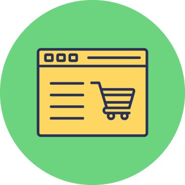 vector illustration of abstract website