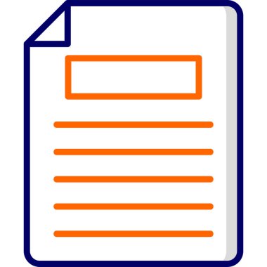 İki. Web simgesi basit illüstrasyon