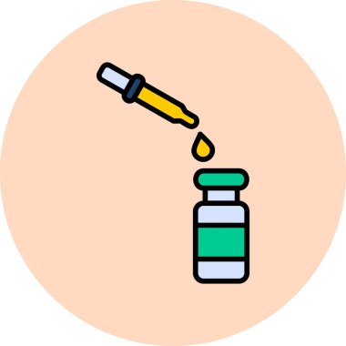 Dropper simgesi, modern tasarım illüstrasyonu