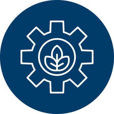 Sürdürülebilirlik simgesi, vektör çizimi