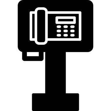 Public Phone icon vector illustration