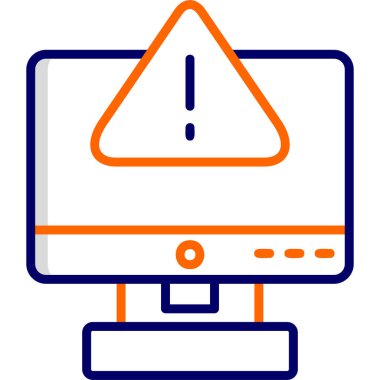 Hata simgesi vektör illüstrasyonu