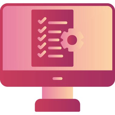 vector illustration of project management modern icon in design