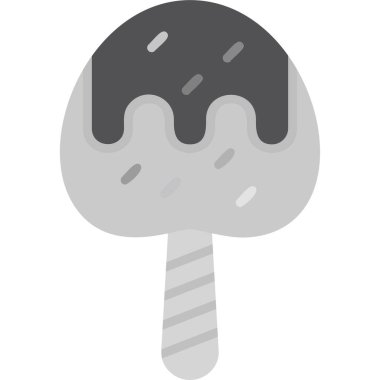 Elma şekeri. vektör illüstrasyonu