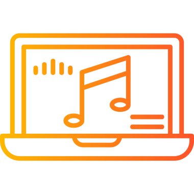 Bilgisayar. Web simgesi basit illüstrasyon