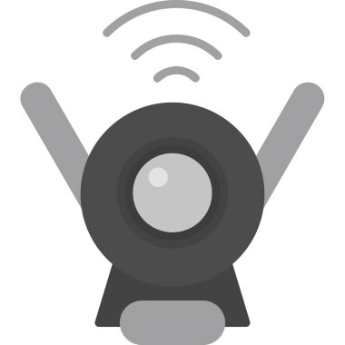 Web kamerası. Web simgesi basit illüstrasyon