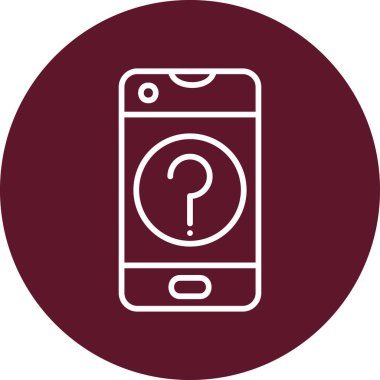 Yardım edin! Web simgesi basit illüstrasyon