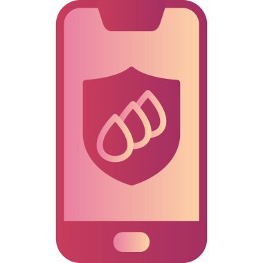 Waterproof phone screen logo sign 