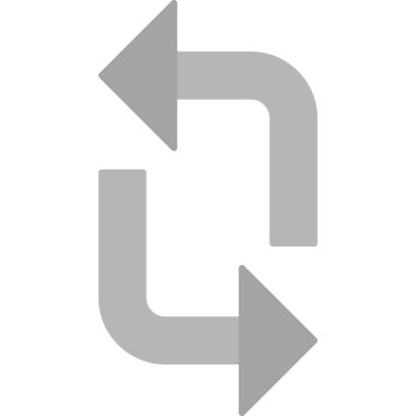 Modern simge, vektör illüstrasyonunu döndür