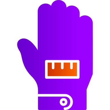 Bir tablet simgesini tutan el, vektör illüstrasyonu