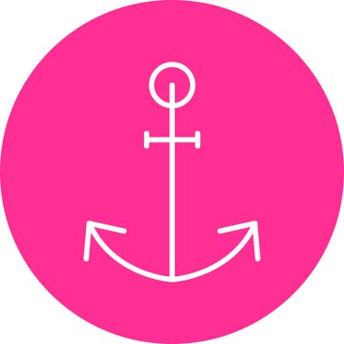 anchor, web icon simple illustration