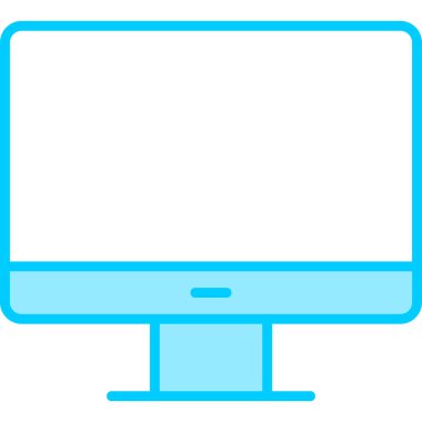 Masaüstü modern simge, vektör illüstrasyonu 