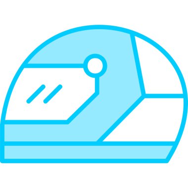 Miğfer. Web simgesi basit illüstrasyon 