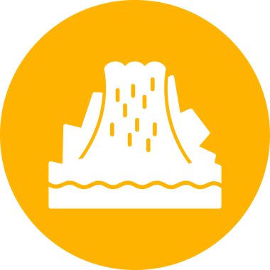 Tek bir simgenin vektör illüstrasyonu