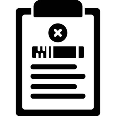 Tıbbi rapor. Basit tasarım