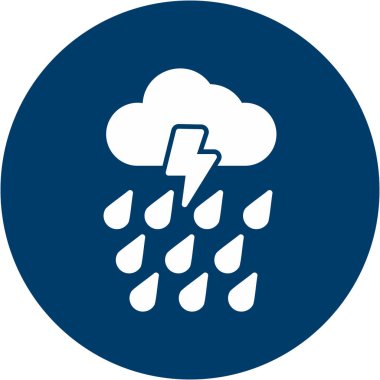 Rain modern vector icon illustration