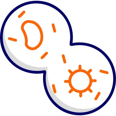 Mitoz web simgesi basit illüstrasyon